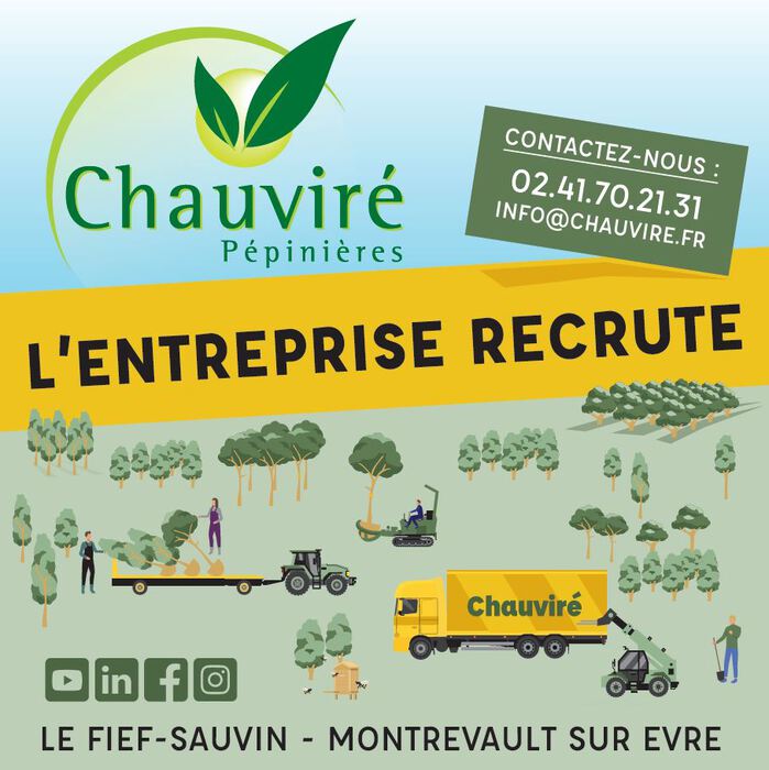 Recrutement - Pépinières Chauviré - 2021